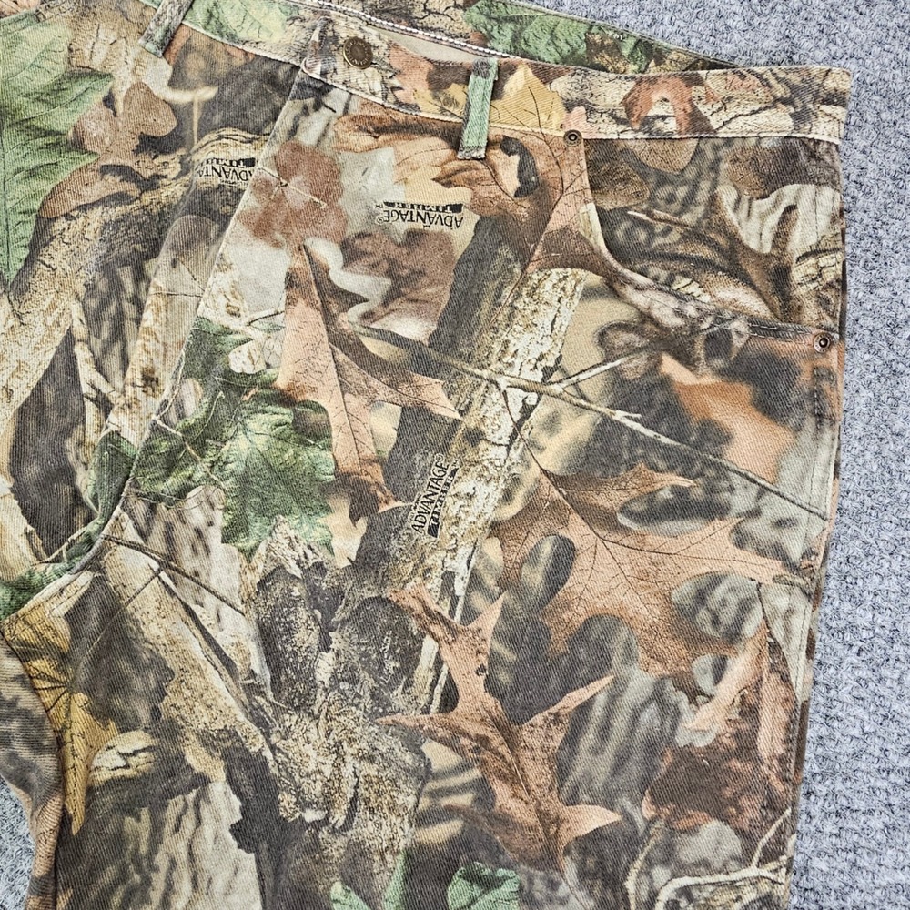 Vtg Wrangler Rugged Wear‎ Mens Camo Shorts Advantage Timber Real Tree 42